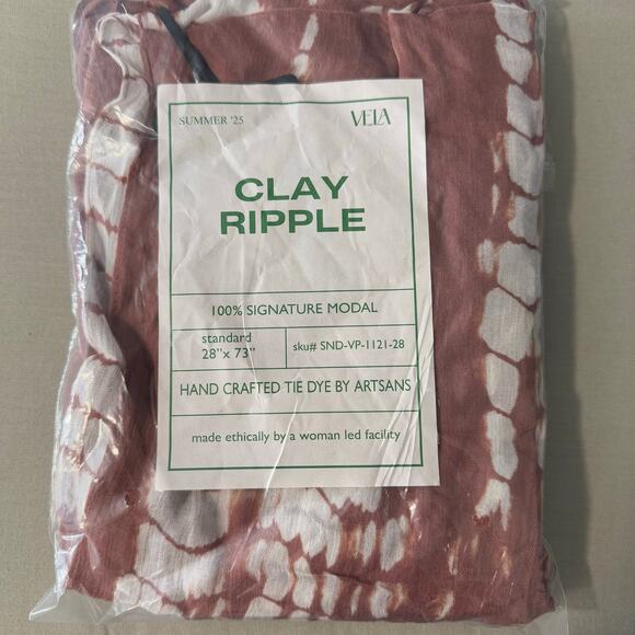 Vela Scarf or Hijab, Clay Ripple - Picture 3 of 3